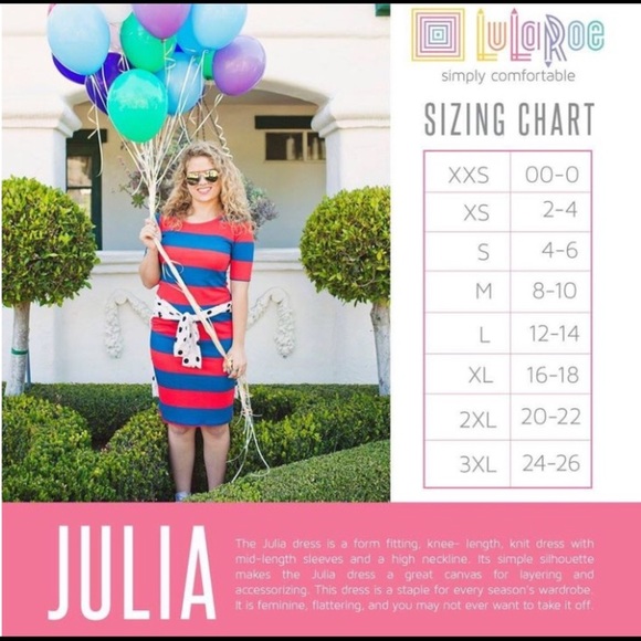 NWT Large Lularoe Julia - Picture 4 of 4